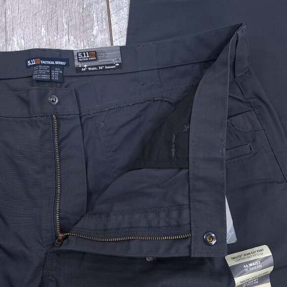 5.11 Tactical Mens 44x36 Gray Taclite Ripstop Jean Cut Mid Rise Straight Leg - Picture 8 of 9